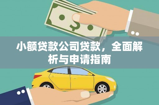 锡林郭勒盟小额贷款公司贷款，全面解析与申请指南