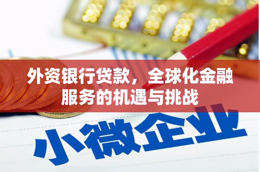 韩城外资银行贷款，全球化金融服务的机遇与挑战
