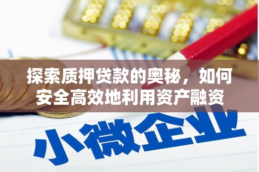 海兴探索质押贷款的奥秘，如何安全高效地利用资产融资