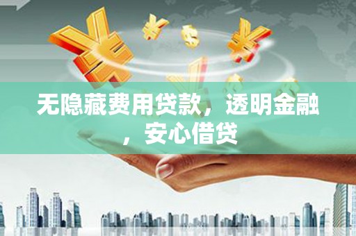 隆昌无隐藏费用贷款，透明金融，安心借贷