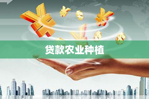 尖石贷款农业种植