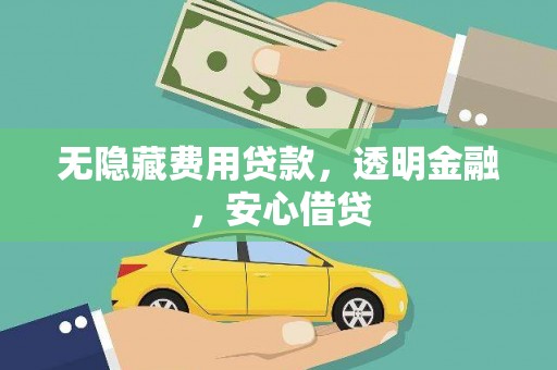 金普新区无隐藏费用贷款，透明金融，安心借贷