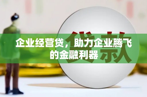 丰都企业经营贷，助力企业腾飞的金融利器