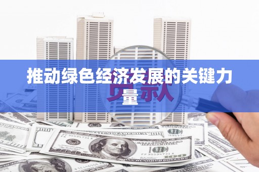 盐埕推动绿色经济发展的关键力量